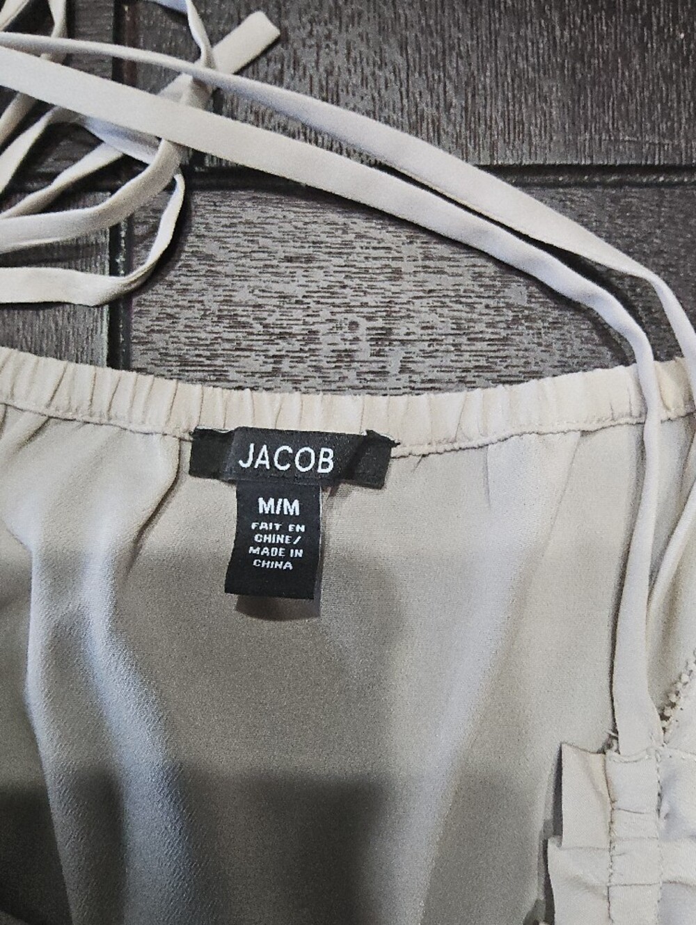 Jacob Spaghetti Strap Ruffle Tank - Picture 3 of 3